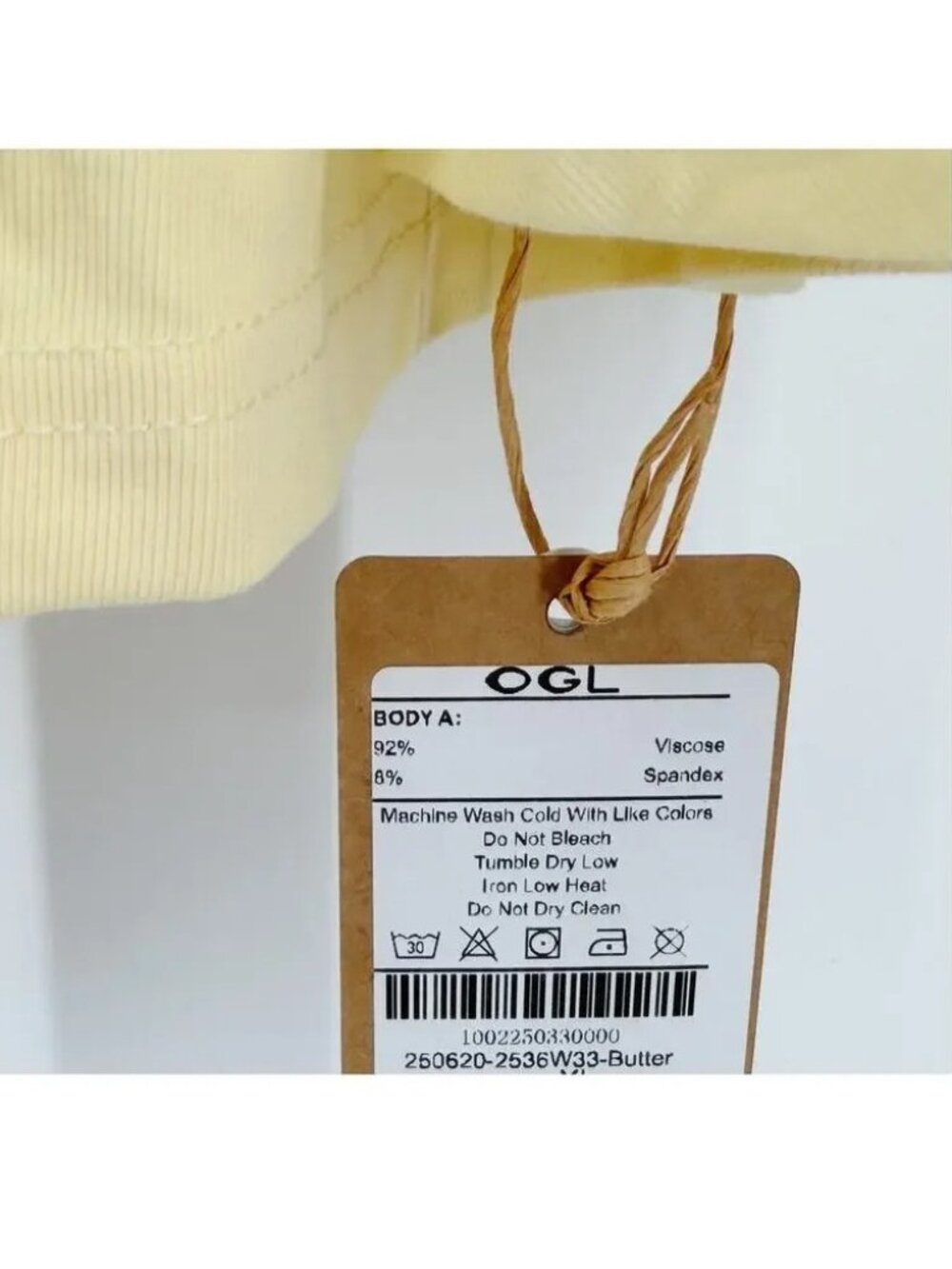 NWT OGL Eco-SkinKiss® Flowy Side Ruched A-line Midi Skirt Butter Yellow Medium - Picture 7 of 16